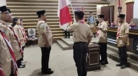 Pelantikan Majelis Pembimbing dan Pimpinan SAKA Adhyasta Pemilu, Kamis (30/4/2026). 

