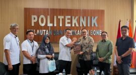 Wakil Bupati Banggai Kepulauan, Serfi Kambey, melakukan kunjungan kerja sekaligus audiensi ke Politeknik Kelautan dan Perikanan (KP) Bone, Sulawesi Selatan, Senin (4/5/2026).