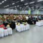 Wakil Bupati Tojo Una-Una, Hj. Surya Lapasiri, menghadiri Wisuda Sarjana ke-XXXII dan Pascasarjana I Universitas Sintuwu Maroso di Ballroom Hotel Ancyra, Poso, Senin (25/5/2026).