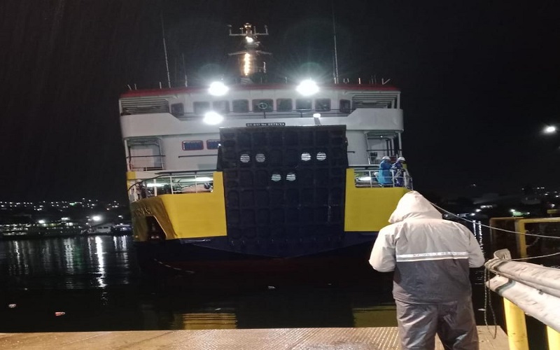 Kapal Very KMP Tanjung Api rute Luwuk-Sayong segera beroperasi setelah sebulan doking. (ist)