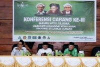 Bupati Banggai Kepulauan, Rusli Moidady, S.T., M.T., AIFO, menghadiri sekaligus membuka Konferensi Cabang (Konfercab) ke-III Nahdlatul Ulama Kabupaten Banggai Kepulauan, Minggu (31/5/26).