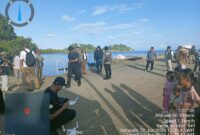 Bupati Tojo Una-Una, Ilham Lawidu, memimpin langsung pertemuan dan survei lapangan di Desa Lebiti, Kecamatan Togean, Senin (22/6/2026)