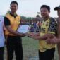 Lantas FC berhasil juara dalam turnamen Bhayangkara Cup 2026 Touna, di Lapangan Bakti Satria Polres Touna, Rabu (1/7/2026).