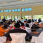 Kepala Kantor Unit Penyelenggara Pelabuhan (UPP) Kelas II Luwuk, Hasfar, menghadiri Upacara Peringatan Hari Bhayangkara ke-80 di halaman Mapolres Banggai, Rabu (1/7/2026).