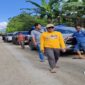  Ilham S. Lawidu, didampingi Kepala Dinas PUPR Asfan Supu, meninjau hasil pemeliharaan ruas Jalan Bulan Jaya–Uematopa sekaligus meninjau lokasi rencana pembangunan jaringan irigasi untuk mendukung persawahan warga di Desa Mpoa, Kecamatan Ulubongka, Jumat (17/7/2026).
