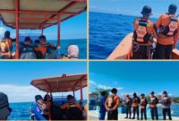 im SAR gabungan melakukan penyisiran di Perairan Teluk Tomini, Kabupaten Tojo Una-Una, Senin (27/7/2026).